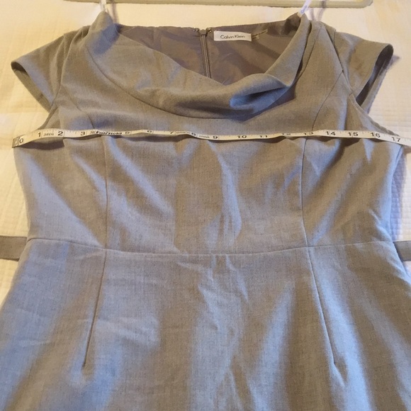 Calvin Klein Drape Neck Dress - Picture 4 of 6